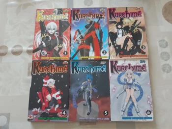 Lot 6 mangas - Kuro himé - tomes 1 à 6