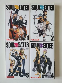 Soul Eater : Tome 1 À 4 (Manga De Atsushi Ohkubo)