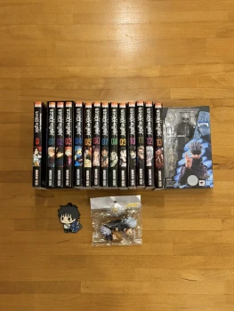 Lot JJK : Volumes 0 à 13 + Figurine Gojo + Mini figurines (Gojo, Yuji, Megumi, Nobara, Mahito)