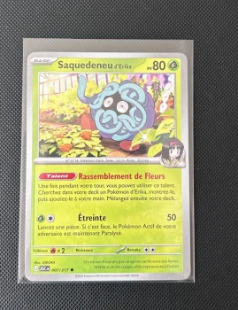 Carte Pokémon - Saquedeneu d’Erika 7/217 - Héros Transcendants