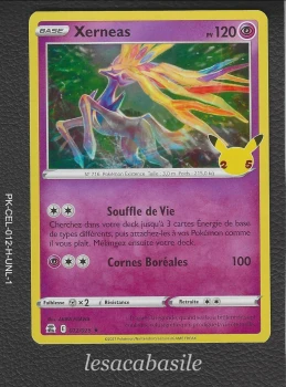 Xerneas 012/025 Rare Holo - Célébrations (2021)