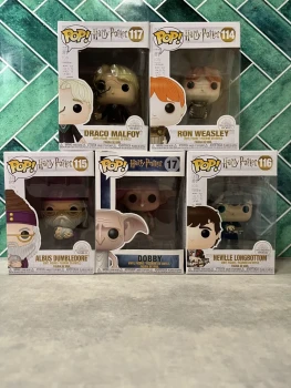 Funko pop : lot de 4 pops - harry potter ( 117 /  115 / 114 et 17 )
