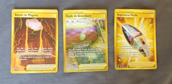Lot Cartes Pokémon Secrètes GOLD