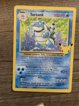 Carte Pokémon tortank