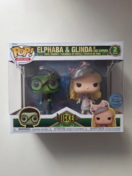 👉 Funko Pop 📽 Wicked Elphaba and Glinda in shiz uniform 2 pack
