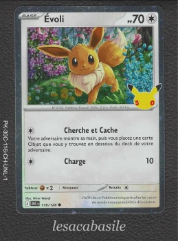 Evoli 116/128 - Cosmos Holo - PROMO - ME5.5 - 30e Anniversaire (2026)