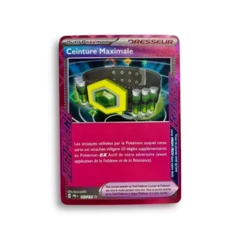 Carte Pokémon— Ceinture maximale— 117/131—évolutions prismatiques