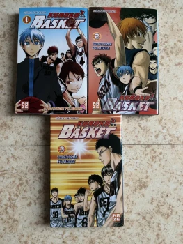 Vends lot de manga "Kuroko's Basket" tome 1,2 et 3