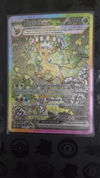 Carte Pokémon Phyllali ex Alternative SAR 144/131 EV8.5 Évolutions Prismatiques