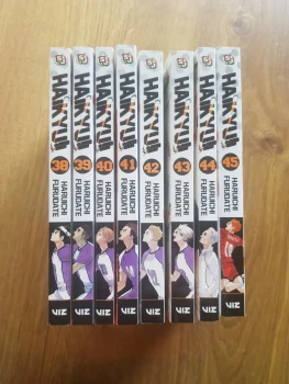 Haikyu!! tomes 38 à 45 en anglais
