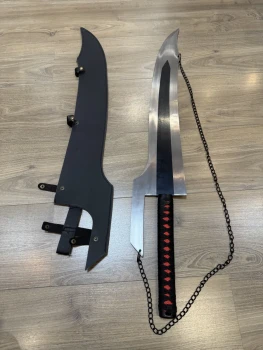 Bleach – Katana Bankai Zangetsu Ichigo Kurosaki 91 cm – Réplique décorative – Acier – Neuf