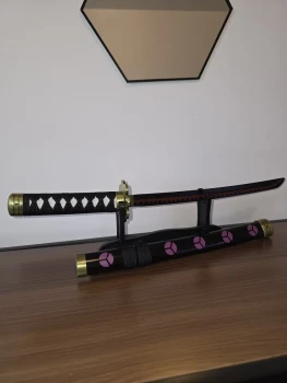Réplique décorative non tranchante – Mini katana inspiré Shusui Roronoa Zoro (One Piece)