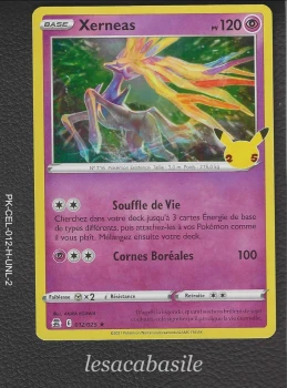 Xerneas 012/025 Rare Holo - Célébrations (2021)