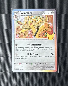 Carte Pokémon - Gromago 108/128 - Holo - 30ème Anniversaire