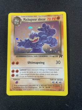 Carte Pokémon Holo MACKOGNEUR OBSCUR 10/82 Team Rocket Wizards FR