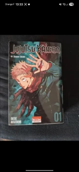 Manga Jujutsu kaisen tome 1 à 3