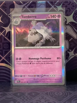 Tomberro 043/091 Holographique Rare Pokémon Destinée de Paldea