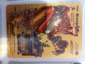 Carte pokemon brasegali Vmax gold en français