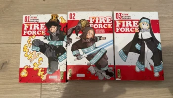 Lot tomes 1 à 3 mangas fire force