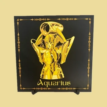 Saint Seiya – Armure du Verseau | Portrait décoratif impression 3D | Chevaliers du Zodiaque