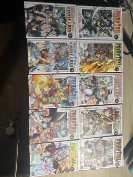 Vends 10 tomes de fairy tail