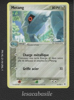 Metang 21/101 rare - FR - Ex Légendes Oubliées (2005)