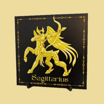 Saint Seiya – Armure du Sagittaire | Portrait décoratif impression 3D | Chevaliers du Zodiaque