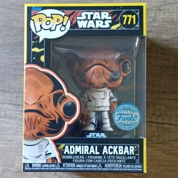 Funko Pop! Vinyl Star Wars Admiral Ackbar Bobblehead Édition spéciale #771