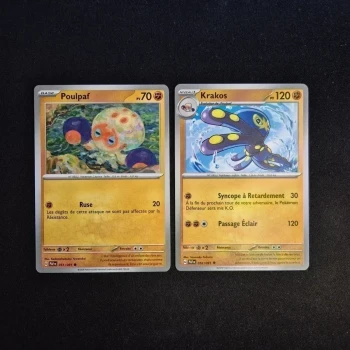 Cartes Pokemon : Famille Poulpaf - Destinées de Paldea