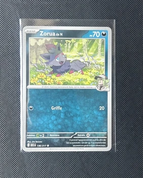 Carte Pokémon - Zorua de N 136/217 - Héros Transcendants