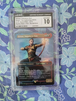 Atreus, Impulsive Son CGC 10 Gem Mint Foil #2212 SLD God of War : Norse