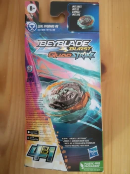 Beyblade Burst Quad Strike - Zeal Nyodhog N8 - Toupie Officielle neuve présentée dans son blister scellé🎁 Offre TOP Promo !