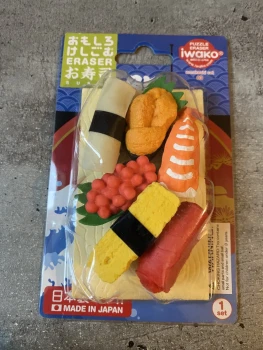 Gomme Sushis Iwako Japon