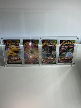 Protection acrylique pour 4 x boosters Pokémon ( Artset )