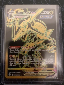 Rayquaza Vmax black and gold