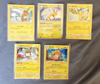 Lot Cartes Pokémon Raichu / Pikachu