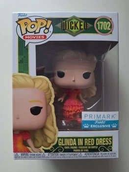 👉 Funko Pop 📽 Wicked Glinda in red dress #1702