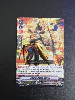 Astatic baton twirler