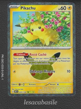 Pikachu 033/128 - 🟡 11/30 - ME5.5 - 30e Anniversaire (2026)