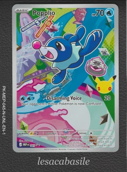 Popplio MEP 045 - EN - PROMOS - Méga-Evolution