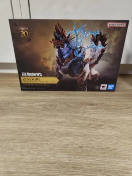 MONSTER HUNTER - Zinogre "20 Anniv." - Figurine S.H. Monsterarts 29cm