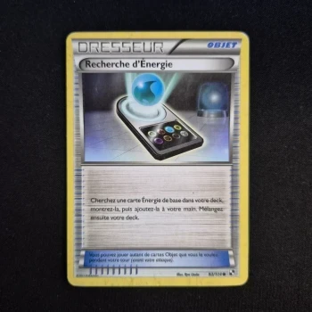 Carte Pokemon : Recherche d'Energie - Noir & Blanc