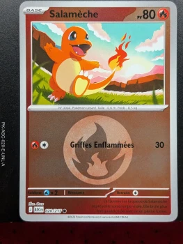 Carte pokemon Salamèche 020/217 rev Energie - ME2.5 - Héros Transcendants (2026)