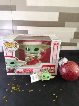 🌟 PACK EXCLU – POP Grogu #747 + Porte-Clés ! 🌟