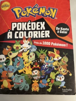 Livre pokedex à colorier