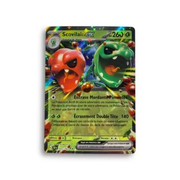 Carte Pokémon—Scovilain ex— 022/162—forces temporelles