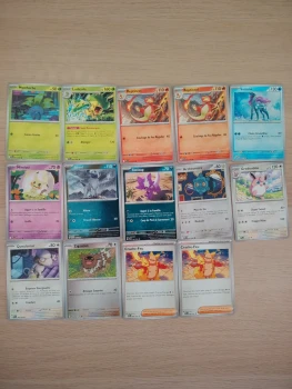 Cartes Pokemon Extension Flammes Fantasmagoriques Commune, Peu Commune, Rare et Dresseurs
