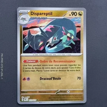 Carte pokemon Dispareptil 072/131 POKEBALL - EV8.5  Evolutions prismatiques (2005)