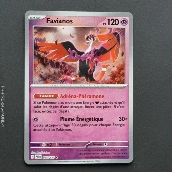 Carte pokemon Favianos 045/131 POKEBALL - EV8.5  Evolutions prismatiques (2005)