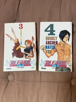 2 mangas Bleach tomes 3 et 4